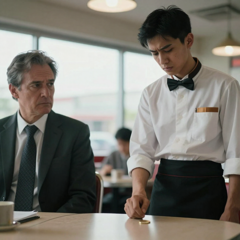 HE LAUGHED WHILE HIS SON BURNED ME, BUT HIS FACE FROZE WHEN HE SAW THE GOLD COIN – NOW HE’LL LEARN THE PRICE OF POWER.