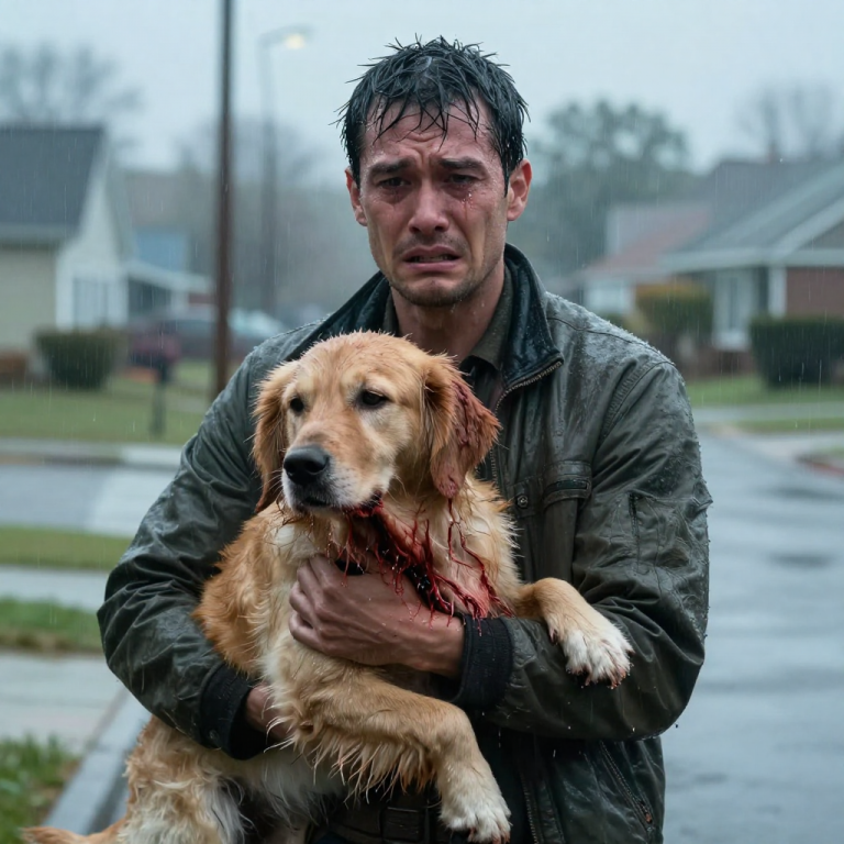 THEY KICKED MY DOG AND LAUGHED AT MY PROMISE. MY WIFE SAID NO MORE KILLING, BUT WATCHING HIS BLOOD MIX WITH THE RAIN, I KNEW SOME PROMISES ARE MADE TO BE BROKEN.