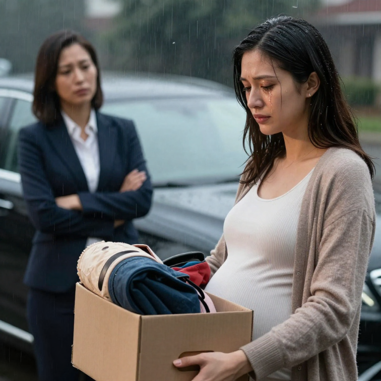 PREGNANT AND FIRED, THE CEO CALLED ME “EXPIRED GOODS” AS I STOOD CRYING IN THE RAIN; HE HUMILIATED ME IN FRONT OF EVERYONE UNTIL THE “IRON QUEEN” OF WALL STREET ARRIVED, OFFERED ME A JOB, AND ANNOUNCED SHE WAS MY NEW BOSS.