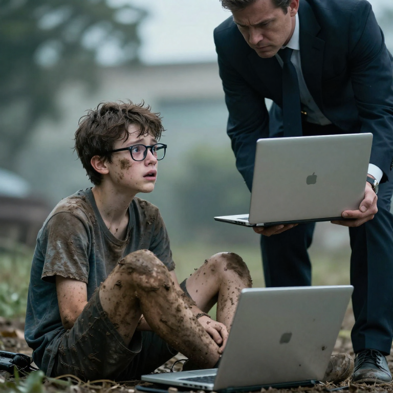HE CALLED ME ‘LOSER’ AS MY LAPTOP SHATTERED IN THE MUD; THEN A BLACK SUV PULLED UP, AND A NASA SCIENTIST SAID MY CODE WAS THE ONLY THING THAT COULD SAVE THEM.