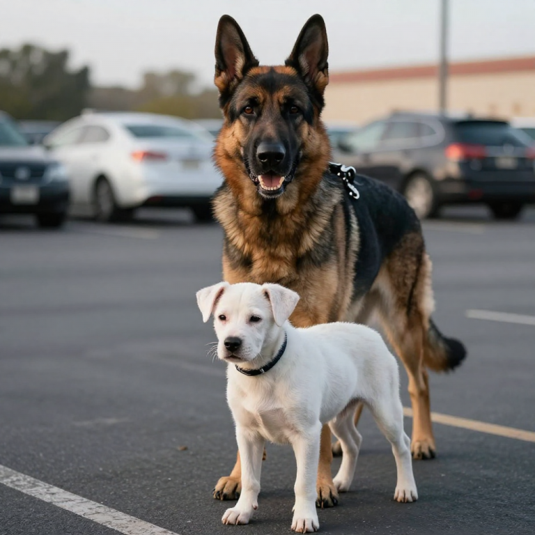 THEY LAUGHED WHEN THEY SAW ME, BUT THEIR FACES FROZE WHEN THE REAL POLICE SHOWED UP: A BLIND DOG IS NOT A TARGET, AND THESE KIDS LEARNED THAT THE HARD WAY.