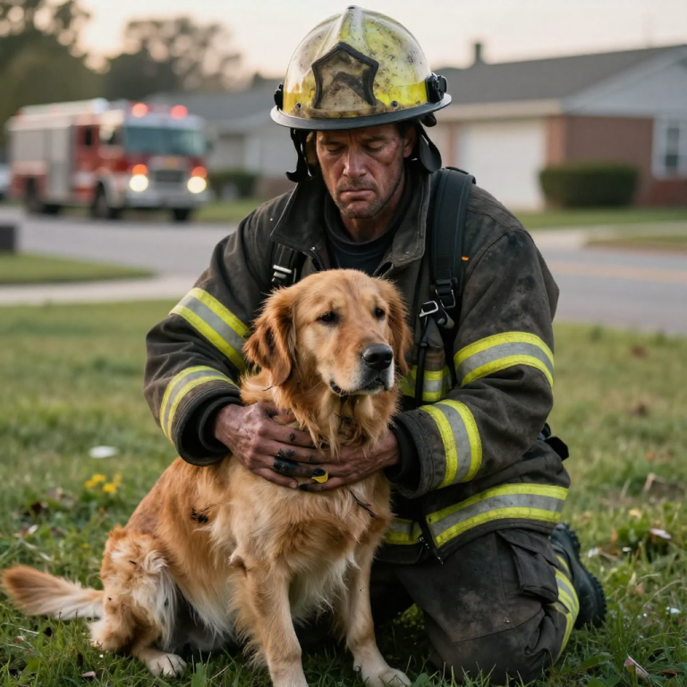THEY SAID I HAD TO CHOOSE: THEY TOLD ME TO EVACUATE AND LEAVE MY DOG TO BURN ALIVE, THAT HE WAS ‘JUST AN ANIMAL,’ SO I RAN BACK INSIDE AND RISKED EVERYTHING, BUT NOW THEY WANT TO CHARGE ME WITH ARSON?