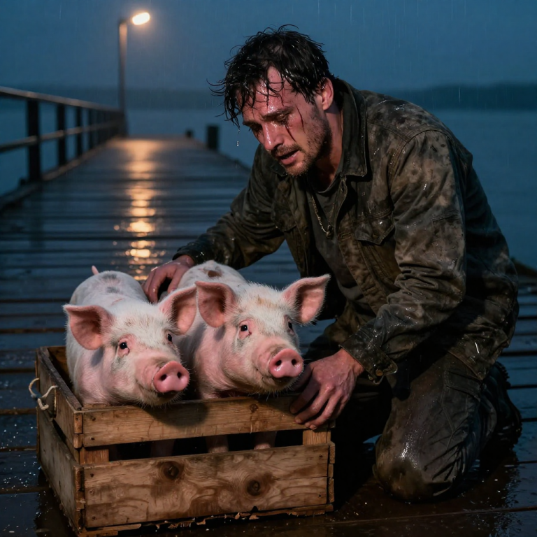 THEY CALLED THEM ‘PIGS’ AND LEFT THEM TO DROWN, BUT WHEN I SAW THEIR EYES, I KNEW I HAD TO CHOOSE: RISK MY LIFE OR LET INNOCENCE DIE IN FRONT OF ME.