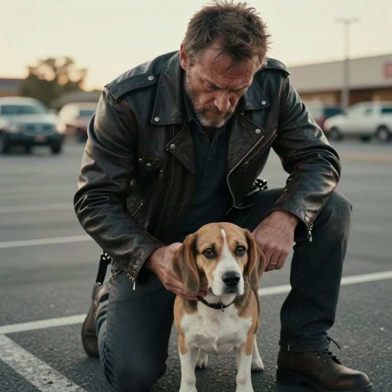 HE DRAGGED THAT DOG LIKE TRASH, CHAIN BITING INTO HIS FLESH—THEN HE MET A BIKER WHO BELIEVED THE HELPLESS DESERVED JUSTICE.