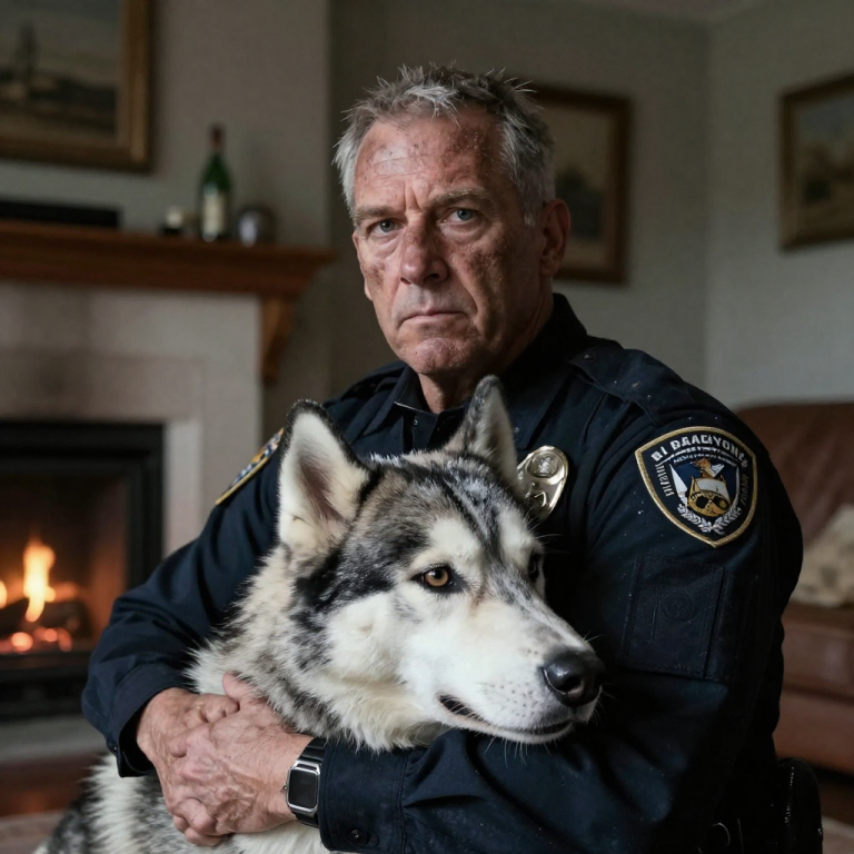 LEFT TO FREEZE: Cruel owners watched their Husky suffer outside in sub-zero temperatures, but they LAUGHED when the retired officer showed up—now they’ll learn what true justice feels like.