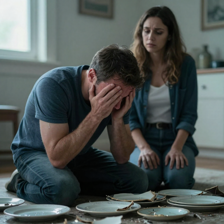 SHE HID OUR DEBT TO MAKE US LOOK ‘NORMAL,’ SO I DESTROYED OUR DINNER IN AN INSTANT; NOW THE BANK IS TAKING EVERYTHING AND I HAVE NOWHERE TO GO, BUT A WOMAN FROM MY PAST APPEARED AND EVERYTHING IS ABOUT TO CHANGE.