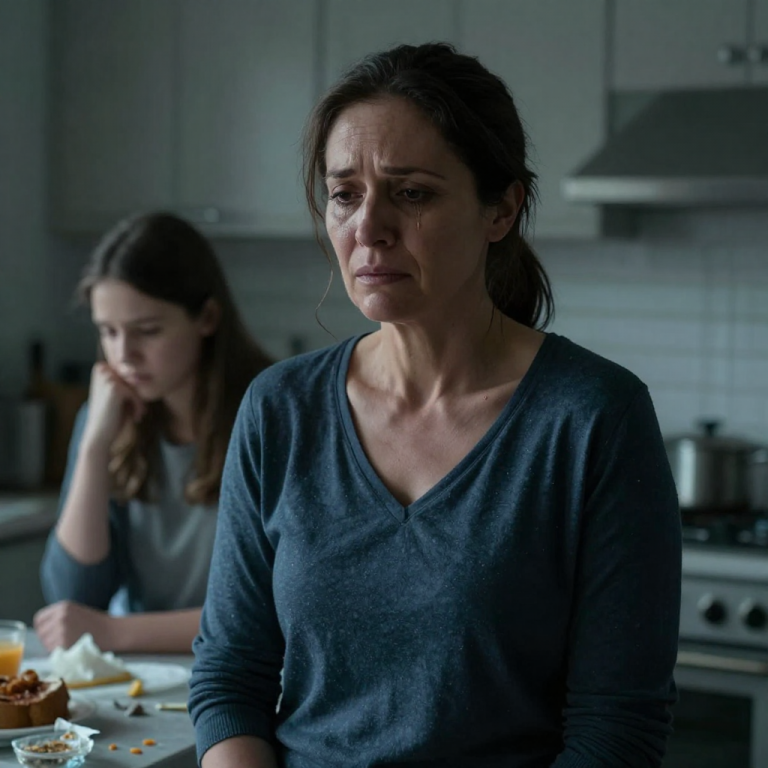 I YELLED AT MY DAUGHTER FOR BURNT TOAST, SCREAMING THAT SHE ONLY HAD ONE JOB WHILE I WORKED THREE; SHE WHISPERED SHE NEVER ASKED TO BE MY ‘LITTLE HOUSEWIFE’ JUST BECAUSE MY HUSBAND LEFT, AND I REALIZED I WAS TURNING INTO HIM.