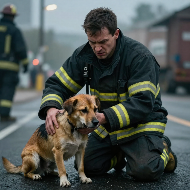 THEY FROZE HIM ALIVE FOR FUN, THEN BRAGGED ONLINE. I COULDN’T STAND BY AS THE FIREMAN’S ANGER EXPLODED. NOW I’M RISKING EVERYTHING TO PROTECT THAT DOG FROM THE WHOLE DAMN TOWN.