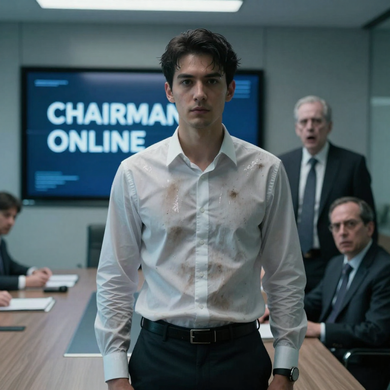 HE MADE ME SCRUB THE OFFICE FLOOR WITH MY OWN SHIRT BECAUSE HE ‘DIDN’T LIKE MY FACE,’ LAUGHING AS HE FILMED IT FOR THE COMPANY CHAT, BUT HE HAD NO IDEA THE ‘BROKE INTERN’ HE WAS HUMILIATING WAS THE SAME MAN HE WAS ABOUT TO PITCH TO IN THE GLOBAL BOARD MEETING.