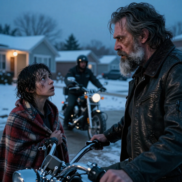 HE POURED FREEZING WATER ON THE SHIVERING DOG AND LAUGHED AT ITS CRIES, BUT HE DIDN’T HEAR THE THUNDER OF TWENTY ENGINES COMING TO TEACH HIM A LESSON IN RESPECT.