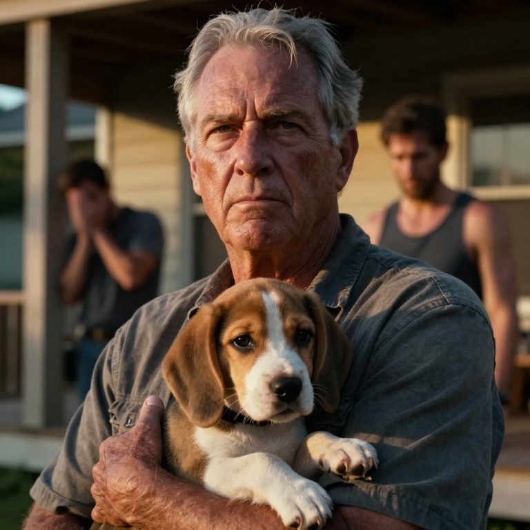 I WATCHED HIM SLAM THE HELPLESS PUPPY AGAINST THE WOODEN RAIL, LAUGHING LIKE A KING ON HIS THRONE, UNTIL HE REALIZED THE QUIET OLD MAN NEXT DOOR WASN’T JUST A RETIREE GARDENING IN THE SUN, BUT A MAN WHO HAD SPENT THIRTY YEARS NEUTRALIZING THREATS FAR MORE DANGEROUS THAN A SUBURBAN BULLY. I CROSSED THE LAWN IN SILENCE, AND BY THE TIME HE SAW MY EYES, HE KNEW HE HAD MADE A MISTAKE HE COULD NEVER TAKE BACK.