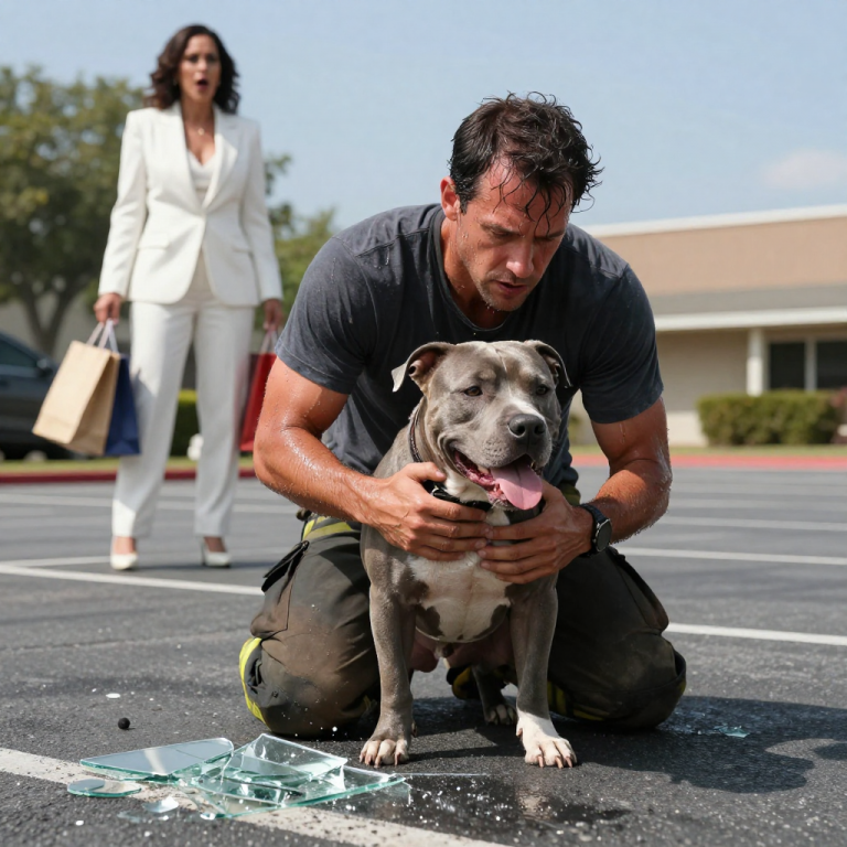 SHE LEFT HIM TO COOK IN A SEALED SUV WHILE SHE BOUGHT DIAMONDS, BUT WHEN SHE RETURNED, SHE DIDN’T FIND HER DOG—SHE FOUND ME WAITING BY THE SHATTERED GLASS.