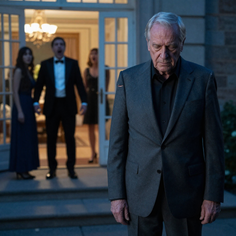 THEY GRABBED ME BY THE COLLAR OF MY THIRTY-YEAR-OLD SUIT AND DRAGGED ME TOWARD THE EXIT, LAUGHING THAT THE ‘HELP’ SHOULDN’T BE DRINKING THE EXPENSIVE CHAMPAGNE, COMPLETELY UNAWARE THAT THEIR FATHER WAS SPRINTING ACROSS THE BALLROOM FLOOR WITH TERROR IN HIS EYES BECAUSE HE KNEW EXACTLY WHO I WAS—AND HE KNEW I HAD THE POWER TO BANKRUPT THEIR ENTIRE DYNASTY BEFORE THE NIGHT WAS OVER.