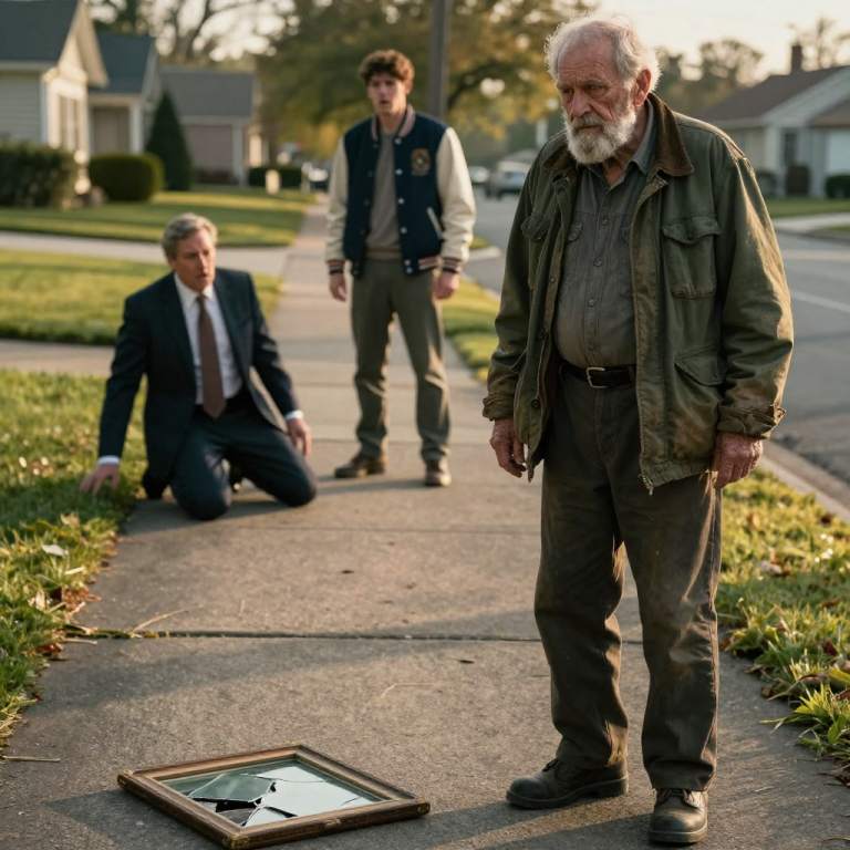 HE THREW MY ONLY BELONGINGS INTO THE DIRT AND LAUGHED, UNTIL HIS FATHER ARRIVED AND DROPPED TO HIS KNEES IN TEARS.