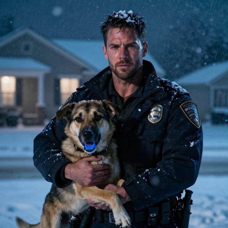 HE LAUGHED AS THE ICE SEALED HIS DOG’S EYES SHUT, CLAIMING IT WAS JUST PROPERTY AND I NEEDED A WARRANT TO SAVE A LIFE. I LOOKED AT THE RUSTED PADLOCK, THEN AT THE MAN WARM IN HIS DOORWAY, AND DECIDED THAT MY BADGE MEANT NOTHING IF I LET THAT PUPPY FREEZE TO DEATH IN THE DARK.