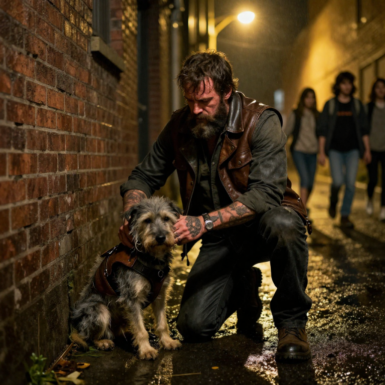 THEY WERE LAUGHING AS THE FIRECRACKERS BURNED HIS PAWS, BUT THE LAUGHTER DIED THE SECOND I STEPPED OUT OF THE SHADOWS AND BLOCKED THEIR PATH.