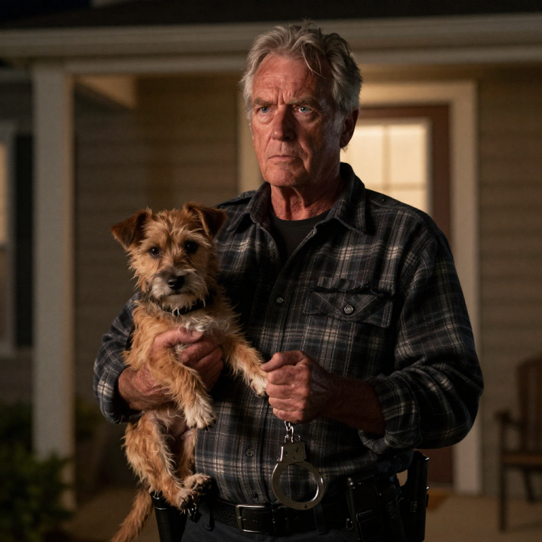 HE DRAGGED THE SCREAMING DOG BY THE EARS AND THREW HIM INTO THE DUMPSTER LIKE GARBAGE, THINKING NO ONE WAS WATCHING THE CRUELTY UNFOLD. He dusted his hands off and went inside to eat dinner, unaware that I had seen everything from my window, and that the man knocking on his door an hour later wasn’t just a concerned neighbor, but a retired detective holding the trembling animal in one arm and a pair of steel handcuffs in the other.