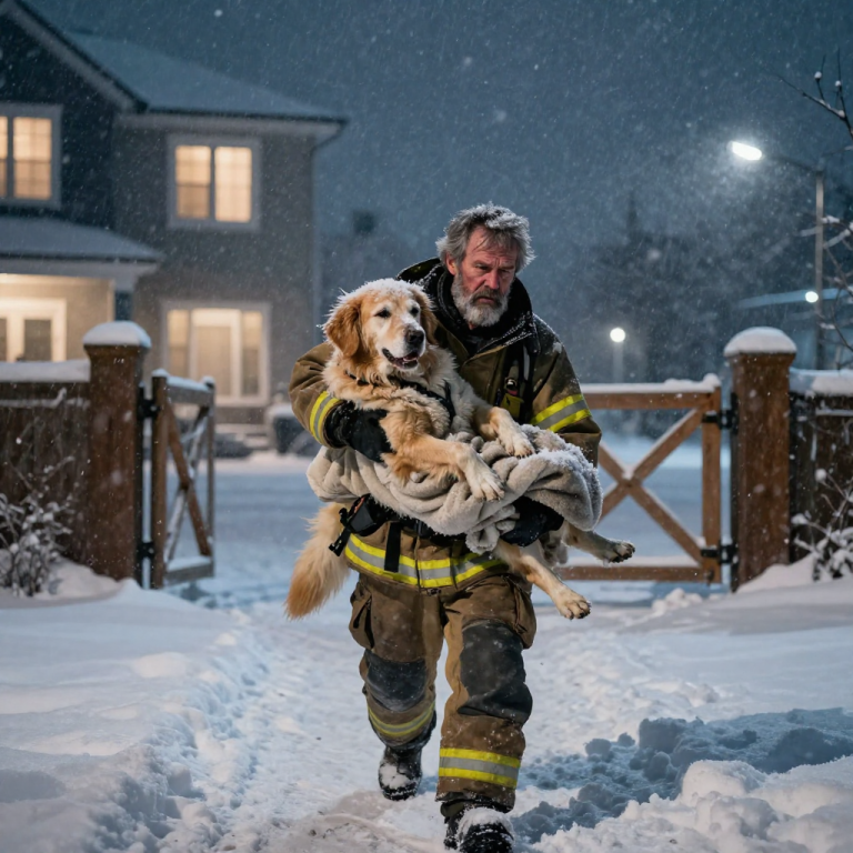 THEY LEFT HIM CHAINED IN A BLIZZARD WHILE THEY WATCHED TV IN A WARM LIVING ROOM, SO I TOOK A SLEDGEHAMMER TO THEIR GATE AND SHOWED THEM WHAT REAL COLD FEELS LIKE.