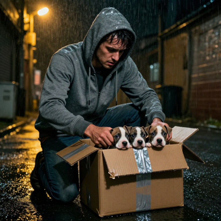 THEY WERE TAPED SHUT IN A SOGGY CARDBOARD BOX BEHIND THE DUMPSTER, LEFT TO SUFFOCATE IN THE FREEZING RAIN, AND THE SOUND OF THEIR MUFFLED CRIES IS A NIGHTMARE I WILL NEVER WAKE UP FROM.