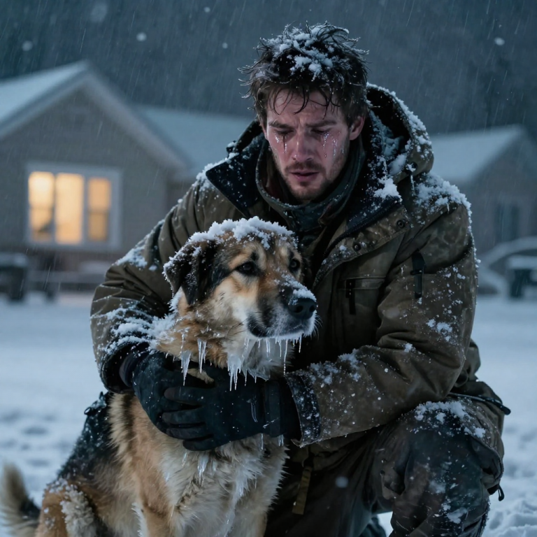 I FOUND HIM FROZEN TO THE PAVEMENT WHILE HIS FAMILY WATCHED TV TEN FEET AWAY, AND WHEN I CUT THE WIRE THAT BOUND HIM TO DEATH, I MADE A SILENT VOW THAT THIS WOULD BE THE LAST NIGHT HE EVER FELT THE COLD.