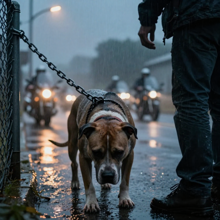 HE LAUGHED WHILE TYING HER TO THE FENCE IN THE FREEZING RAIN, TELLING ME TO MIND MY OWN BUSINESS OR I’D BE NEXT, BUT HE DIDN’T HEAR THE ROAR OF FIFTY ENGINES APPROACHING UNTIL IT WAS TOO LATE.