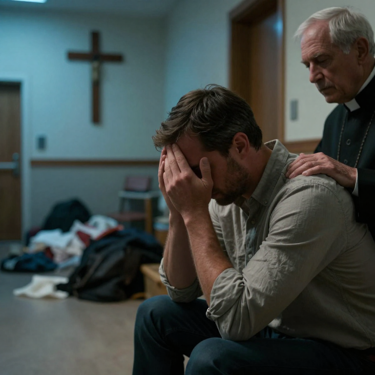 I SCREAMED “YOU LIED TO ME!” AND OVERTURNED THE HEAVY OAK TABLE IN THE HOSPITAL CHAPEL BECAUSE THE MIRACLE I PRAYED FOR HAD JUST FLATLINED DOWN THE HALL. I WANTED TO FIGHT GOD, TO MAKE HIM BLEED FOR BREAKING HIS PROMISE OF PEACE, BUT WHEN I LOOKED UP, I DIDN’T SEE A TYRANT ON A THRONE—I SAW A FATHER WHO HAD LOST HIS CHILD TOO, POINTING TO THE SCARS ON HIS HANDS TO SHOW ME I WASN’T WEEPING ALONE.