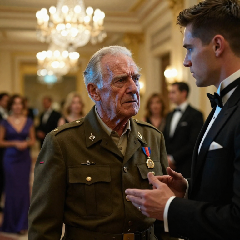 THEY BLOCKED THE DOOR AND MOCKED MY FADED UNIFORM, TELLING ME I DIDN’T BELONG WITH ‘THE ELITE,’ UNTIL THE GENERAL WALKED OUT AND SALUTED THE MAN WHO SAVED HIS LIFE.
