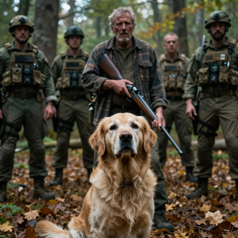 HE RAISED HIS RIFLE AT THE DOG THAT ONCE SAVED HIS LIFE, SCREAMING THAT A BROKEN TOOL IS USELESS, BUT HE DIDN’T SEE THE SIX OF US WATCHING FROM THE TREELINE. We didn’t say a word, we didn’t need to—we just let him feel the suffocating weight of men who know exactly what loyalty costs and what happens to those who betray it.