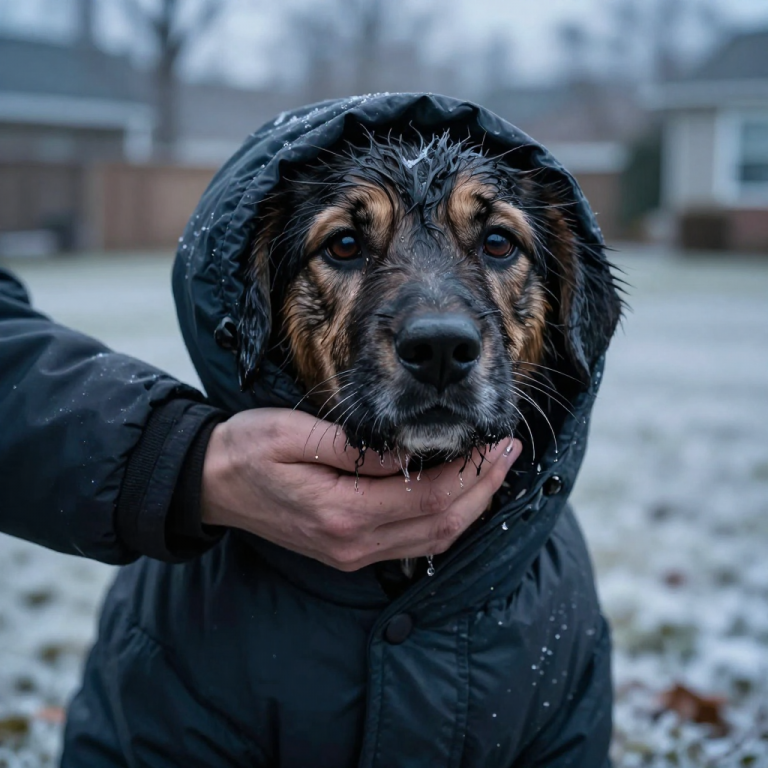 SHE STOOD IN THE DEAD OF WINTER DUMPING ICE WATER ON A SCREAMING PUPPY JUST TO WATCH IT SHIVER, SMILING LIKE IT WAS A GAME, AND WHEN I FINALLY CROSSED THE FENCE TO RIP THE HOSE FROM HER HANDS, I KNEW I WAS ENDING MY LIFE AS A PEACEFUL NEIGHBOR FOREVER.