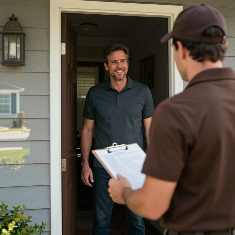 HE SMILED AND SIGNED FOR THE PACKAGE, THINKING I WAS JUST A DELIVERY DRIVER, COMPLETELY UNAWARE THAT I COULD SMELL THE DECAY RISING FROM HIS FLOORBOARDS. He didn’t know that the box in my hands was empty, or that I had spent three months tracking his IP address to this manicured lawn, waiting for the exact moment to show him that monsters don’t get to hide in the suburbs forever.