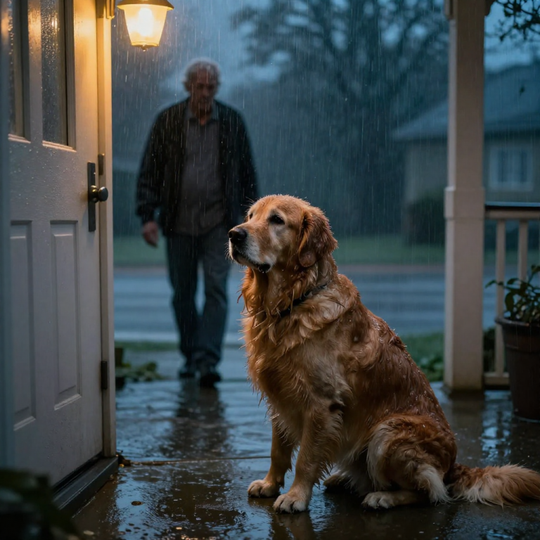 HE LAUGHED AS HE DRAGGED THE SHIVERING DOG INTO THE FREEZING STORM AND LOCKED THE DOOR, BUT HE DIDN’T KNOW THE QUIET VETERAN ACROSS THE STREET WAS ABOUT TO TEACH HIM A LESSON HE WOULD NEVER FORGET.