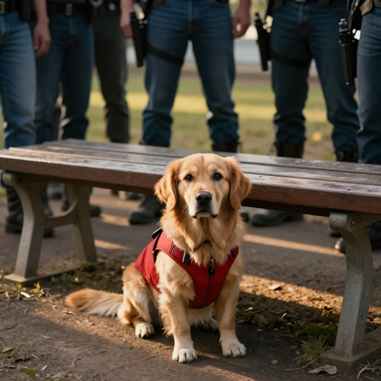 THEY THOUGHT ABUSING MY SERVICE DOG WAS A JOKE, BUT THE LAUGHTER DIED INSTANTLY WHEN MY PLATOON SURROUNDED THEM IN DEADLY SILENCE.