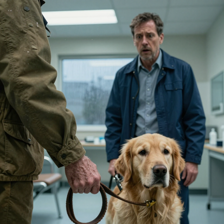 HE GRIPPED THE DOG’S MUZZLE UNTIL IT WHIMPERED IN SILENCE, HISSING THREATS THAT FROZE THE ENTIRE CLINIC, BUT HE DIDN’T NOTICE THE SCARRED HANDS OF THE RETIRED MEDIC BEHIND HIM UNTIL IT WAS TOO LATE TO RUN.