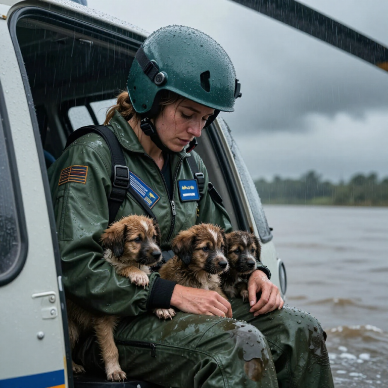 COMMAND TOLD ME TO ABORT BECAUSE THEY WEREN’T HUMAN, BUT I LOOKED INTO SIX PAIRS OF TERRIFIED EYES AS THE WATER CRESTED THE CHIMNEY AND I UNCLIPPED MY SAFETY LINE.