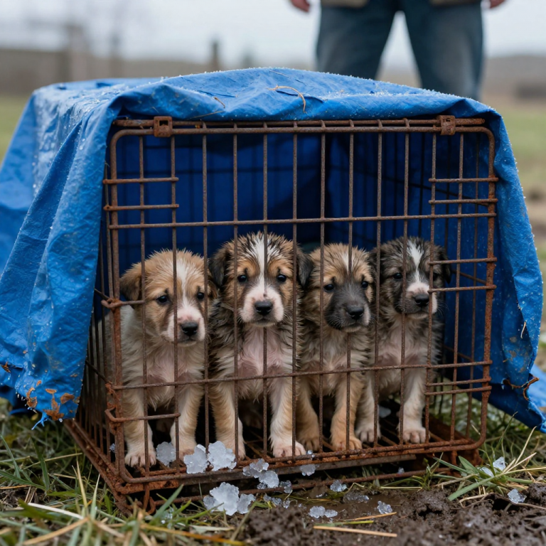 I WATCHED HIM DUMP ICE WATER ON STARVING PUPPIES TO SILENCE THEM, BUT HE DIDN’T EXPECT ME TO TEAR THE CAGE OPEN WITH MY BARE HANDS.