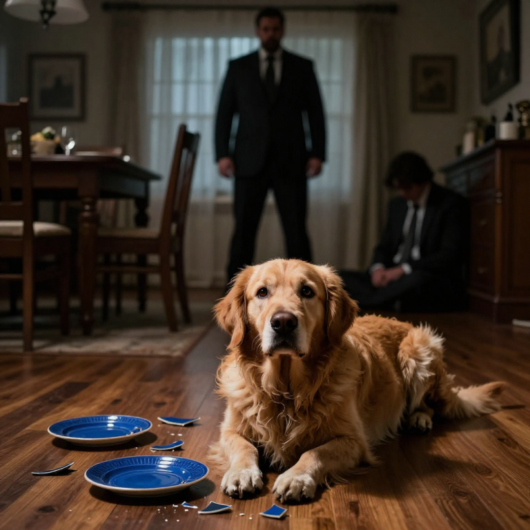 HE THOUGHT THE WALLS OF HIS SUBURBAN HOME WOULD HIDE HIS CRUELTY FOREVER, BUT HE FORGOT THAT SOUND TRAVELS AND MEMORY NEVER FADES. I HEARD THE CERAMIC SHATTER AGAINST THE DOG’S RIBS, AND IN THAT MOMENT, THE OATH I SWORE TO PROTECT THE DEFENSELESS STOPPED BEING A MEMORY AND BECAME A COMMAND AGAIN.