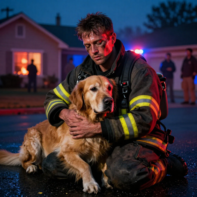 THE CHIEF SCREAMED ‘GET OUT NOW’ AS THE ROOF BEGAN TO GROAN, BUT I HEARD A FAINT WHIMPER CUT THROUGH THE ROAR OF THE FLAMES. I KNEW IF I LEFT THAT BURNING HOUSE ALONE, THE SILENCE WOULD HAUNT ME FOR THE REST OF MY LIFE, SO I TURNED MY BACK ON SAFETY AND CRAWLED INTO THE INFERNO.