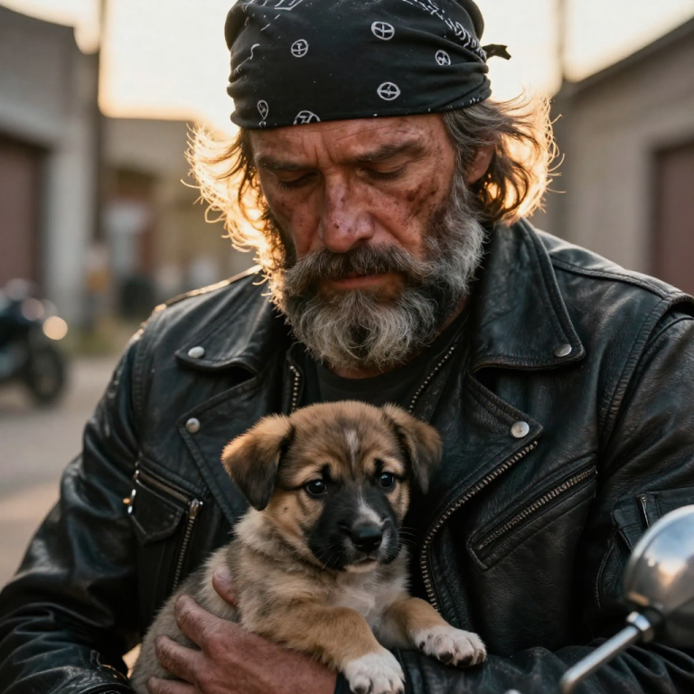 I NEVER CLAIMED TO BE A SAINT, BUT WHEN I SAW A MAN IN A TWO-THOUSAND-DOLLAR SUIT RAISING HIS POLISHED BOOT AGAINST A SHIVERING, HELPLESS PUPPY IN THE ALLEY, THE ROAR THAT LEFT MY THROAT WASN’T HUMAN—IT WAS A PROMISE OF CONSEQUENCES THAT MADE HIM FREEZE IN TERROR.