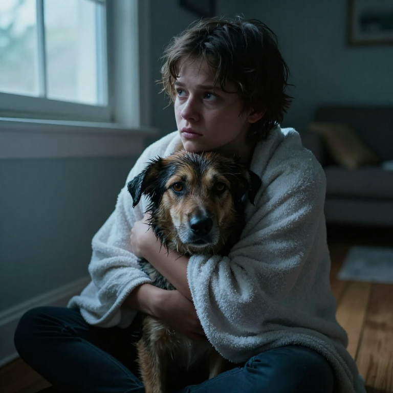 HE EMPTIED A BUCKET OF FREEZING WATER ON A STARVING DOG JUST FOR SEEKING SHELTER ON HIS PORCH, SMILING AS THE POOR SOUL COLLAPSED IN THE DIRT. I WATCHED THE ANIMAL SHIVER UNTIL I COULDN’T BREATHE, THEN I MARCHED ACROSS THE STREET, IGNORED HIS THREATS, AND CARRIED THAT DOG INTO THE WARMTH OF A HOME HE NEVER KNEW HE DESERVED.