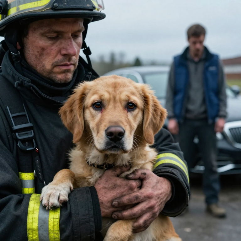 HE TORE THE COLLAR OFF THE SHIVERING PUPPY AND TOSSED HIM INTO THE DUMPSTER LIKE A BAG OF ROTTING GARBAGE, SCREAMING AT THE DEFENSELESS ANIMAL TO DIE ALONE, BUT HE DIDN’T SEE US SITTING IN THE TRUCK ACROSS THE STREET UNTIL IT WAS TOO LATE—AND WE DIDN’T JUST PULL THAT DOG OUT OF THE TRASH, WE PULLED THE MAN’S REPUTATION APART UNTIL THE WHOLE TOWN KNEW EXACTLY WHAT KIND OF MONSTER WAS LIVING NEXT DOOR.