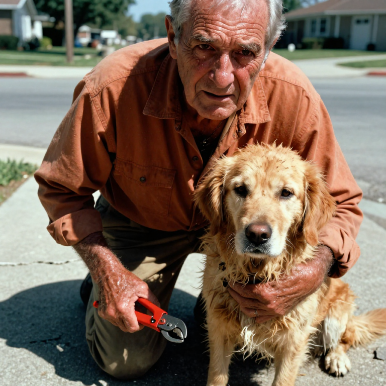 THEY LEFT HIM CHAINED TO A RUSTY POLE TO BURN ALIVE IN THE BLISTERING SUN, LAUGHING AS THEY DROVE AWAY, BUT THEY DIDN’T SEE THE OLD VETERAN WATCHING FROM THE PORCH WITH A PAIR OF BOLT CUTTERS AND A DEBT TO PAY.