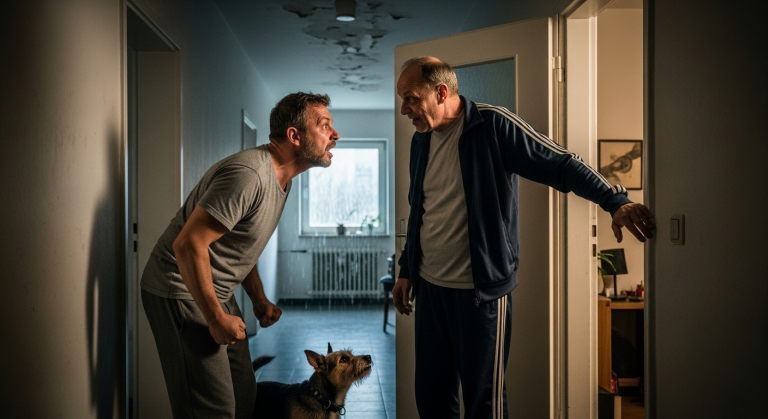 “Der Schäferhund meines Nachbarn bellte jede Nacht um Punkt 3 Uhr. Wir hielten ihn für eine bloße Plage, bis wir begriffen, dass er nicht einfach IRGENDETWAS anbellte… er bellte einen rhythmischen Code, eine Warnung.”