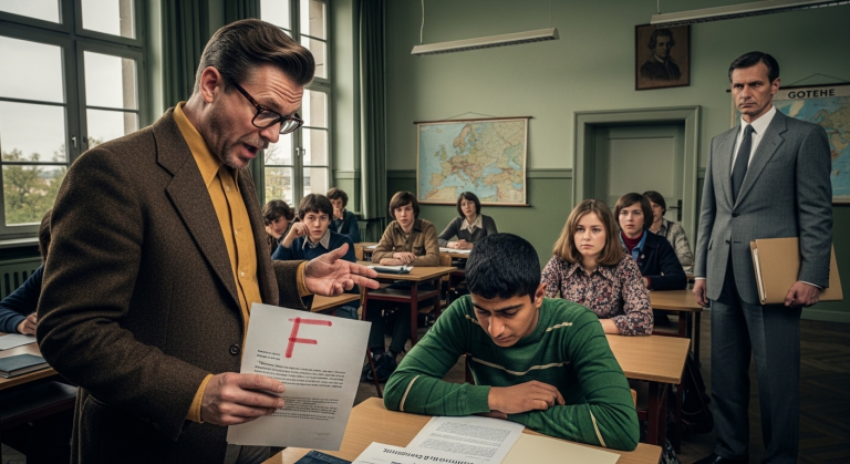 “Der Geschichtslehrer gab 1974 jedem Schüler aus einer Minderheit eine „4“ (mangelhaft), mit der Begründung, uns fehle es an „Analysefähigkeit“. Er merkte nicht, dass der Aufsatz, den ich eingereicht hatte, heimlich von seinem eigenen Vorgesetzten verfasst worden war.”