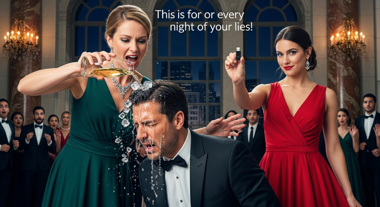Dieser arrogante CEO dachte, er rockt die elitäre Charity-Gala mit seiner perfekten Frau und seinem heimlichen It-Girl. Doch dann eskalierte seine betrogene Ex komplett, crashte die Party und der ultimative Plot-Twist seiner eigenen Affäre zerstörte sein gesamtes Imperium in Sekunden!
