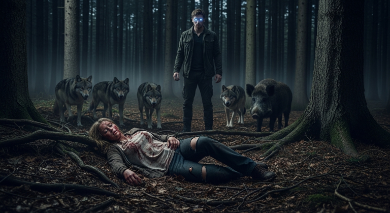 Mit einem hasserfüllten Schrei rissen meine Stiefschwestern meine Jacke in Stücke und stießen mich in den eiskalten, pechschwarzen Wald. Ich lag zitternd im Schlamm, wartete auf den Tod durch die Schatten, bis ein unheimlicher Fremder mit glühenden Augen plötzlich die Bestien abwehrte und mir die Hand reichte.