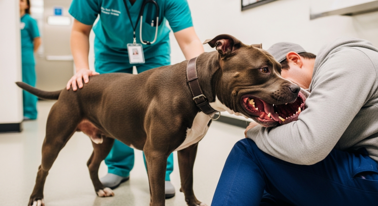Sie nannten ihn ein blutrünstiges Monster und wollten ihn einschläfern, nachdem dieser massive Pitbull seinen Besitzer brutal angriff. Doch als die Tierärztin unter sein Fell sah, deckte sie ein unfassbares, tödliches Geheimnis auf, das alles veränderte!