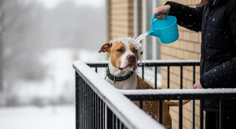 Als eine herzlose Karen ihren misshandelten Pitbull mit Eiswasser übergießt und ihn im tödlichen Blizzard auf den Balkon sperrt, um den „hässlichen Köter“ loszuwerden, ahnt sie nicht, welch herzzerreißendes Wunder unter seinem erfrorenen Körper auf sie wartet.