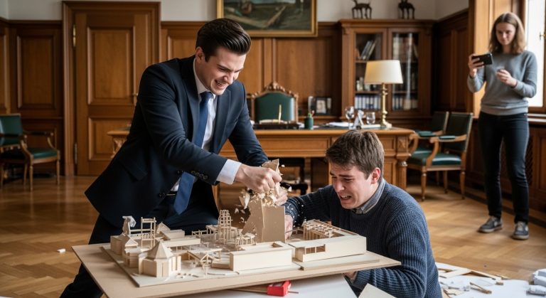 Der arrogante Sohn des Rektors riss mir meine Hausarbeiten vor der ganzen Klasse weg und zerriss sie schreiend in tausend Stücke. Er wusste nicht, dass eine stille Zeugin in der letzten Reihe alles gefilmt hatte und bereit war, seine glänzende Zukunft in Sekunden zu ruinieren.