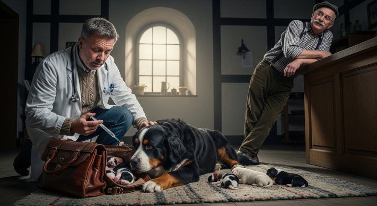 Die boshafte Nachbarin zeigte mit zitterndem Finger auf den Hund und behauptete, er sei tollwütig, um ihn einschläfern zu lassen. Doch als der Tierarzt eintraf, passierte das Unvorstellbare: Der Hund lief nicht weg, sondern legte seinen Kopf auf den Koffer des Arztes und verhinderte, dass er ihn öffnete.