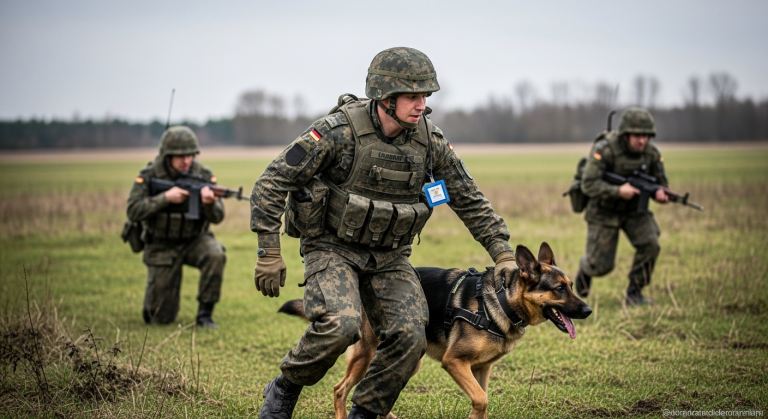 Der kalte Kommandant befahl, den verletzten Sprengstoffhund in der feindlichen Zone zurückzulassen. „Es ist nur ein Tier!“, brüllte er. Doch der junge Soldat ignorierte den Befehl, riss sich das Abzeichen ab und rannte unter feindlichem Feuer zurück, um seinen treuen Schäferhund zu retten. Was der Hund Sekunden später tat, rettete das Leben des gesamten Trupps…